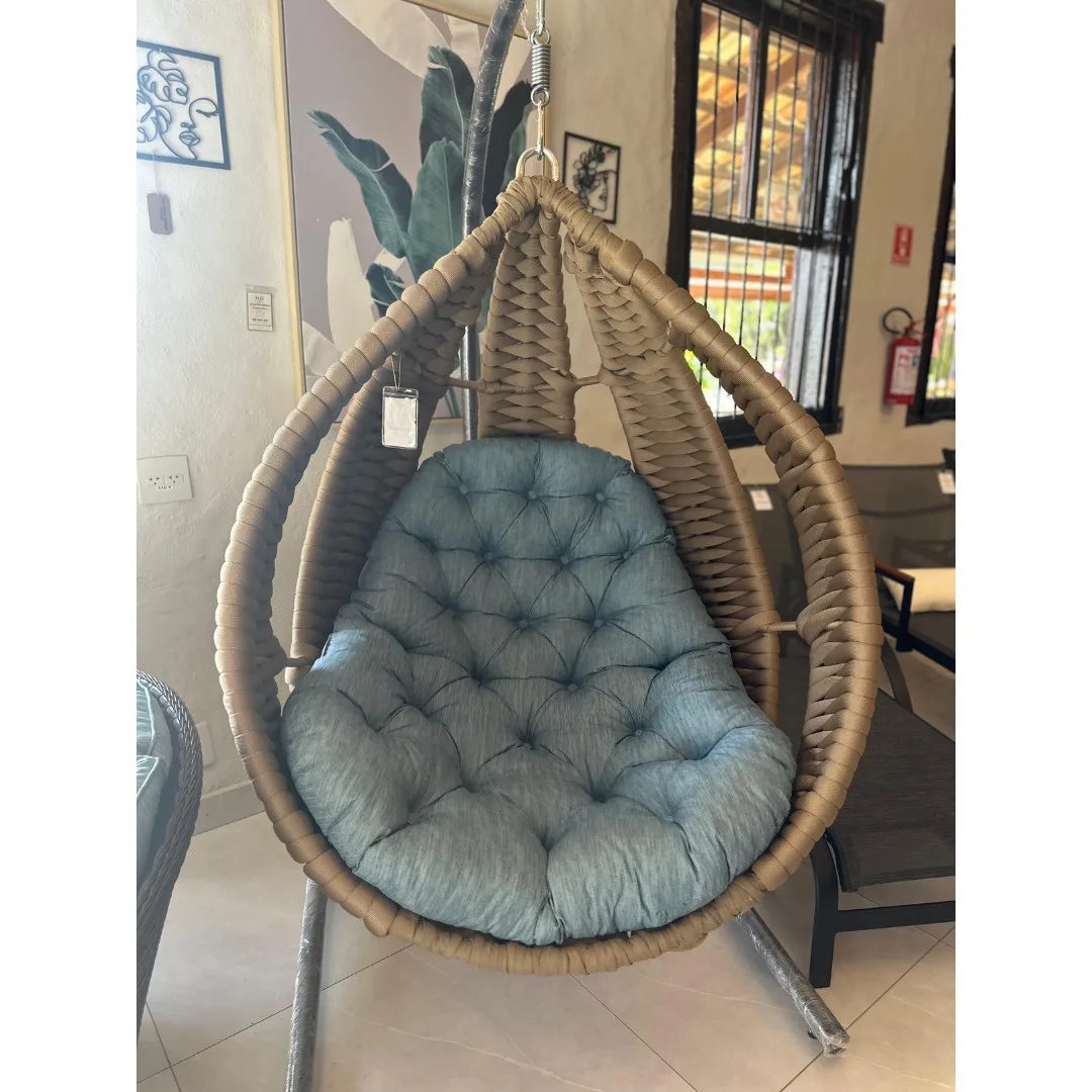 Balanço Pétala – Leveza e Conforto em Tricô Náutico | HG Decor Exclusive & Móveis Home Garden | Atibaia - SP