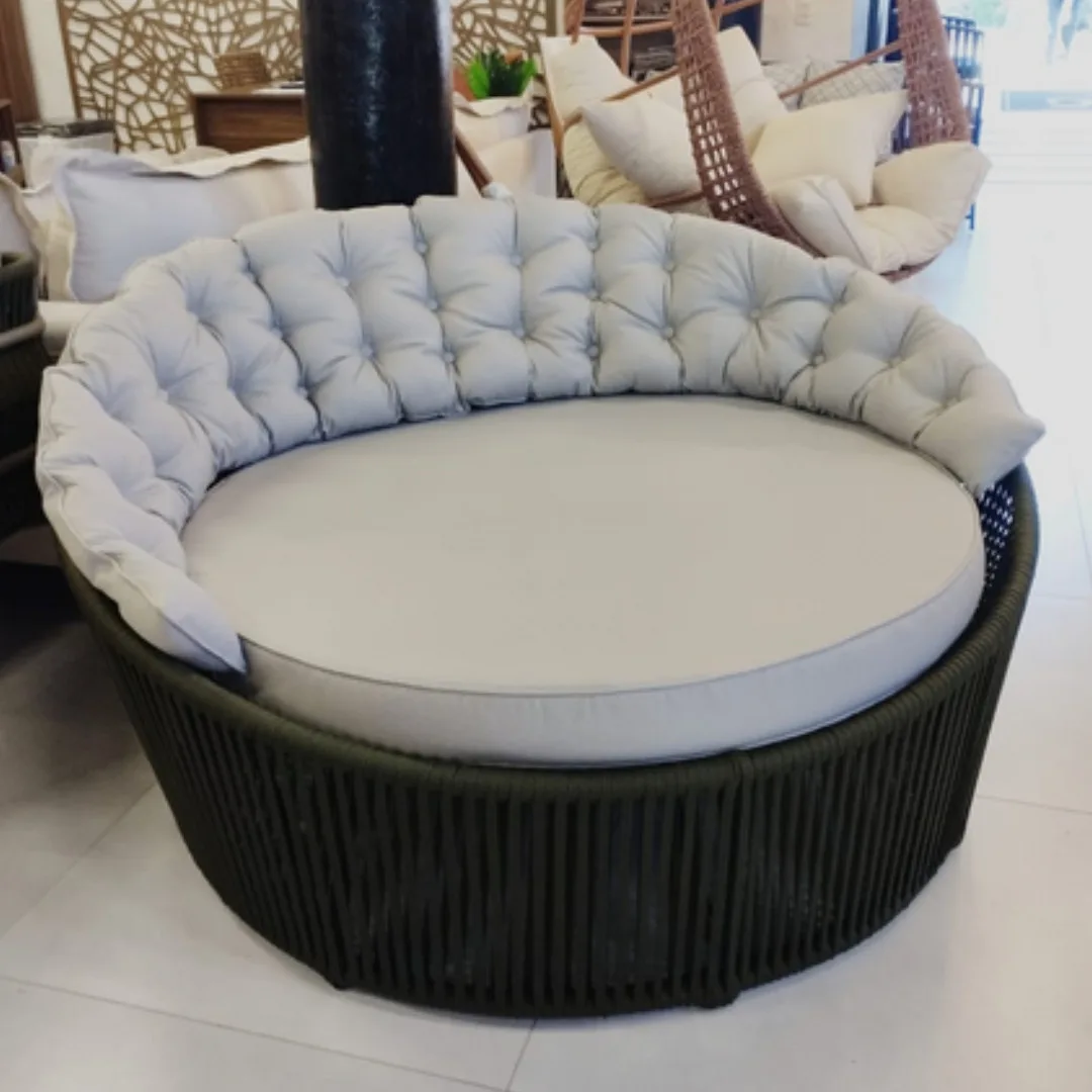 Chaise Ofurô Vai e Vem - Tricô Náutico | HG Decor Exclusive & Móveis Home Garden | Atibaia - SP