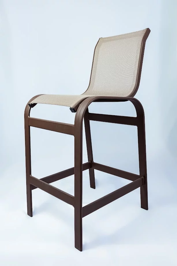 Banqueta Área Externa Paris – Alumínio e Tela Sling | HG Decor Exclusive & Móveis Home Garden | Atibaia - SP