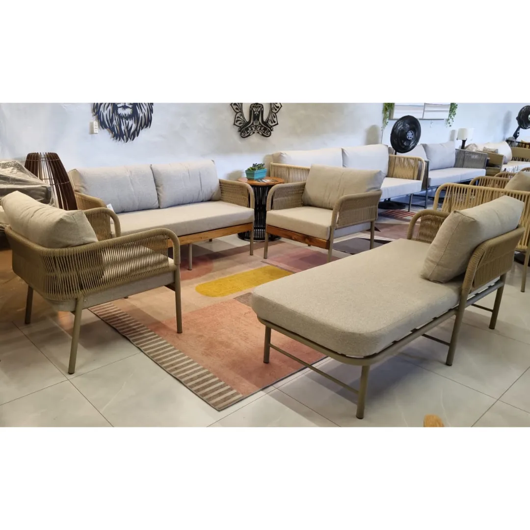 Sofá Havaí – Trama Vai e Vem em Cordão Sintético | HG Decor Exclusive & Móveis Home Garden | Atibaia - SP