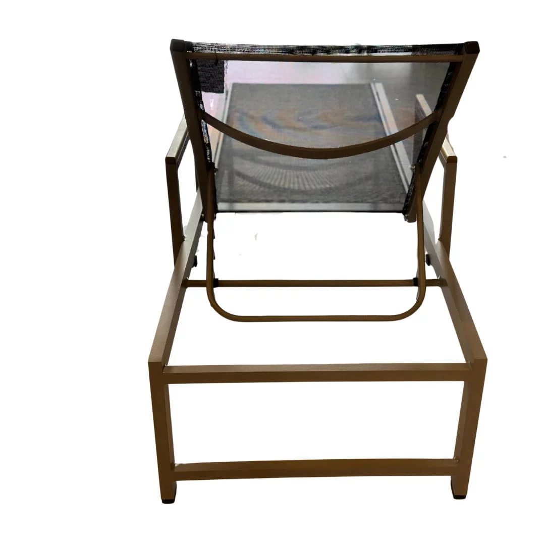 Espreguiçadeira Canadá com apoio de braço – Alumínio e Tela Sling | HG Decor Exclusive & Móveis Home Garden | Atibaia - SP