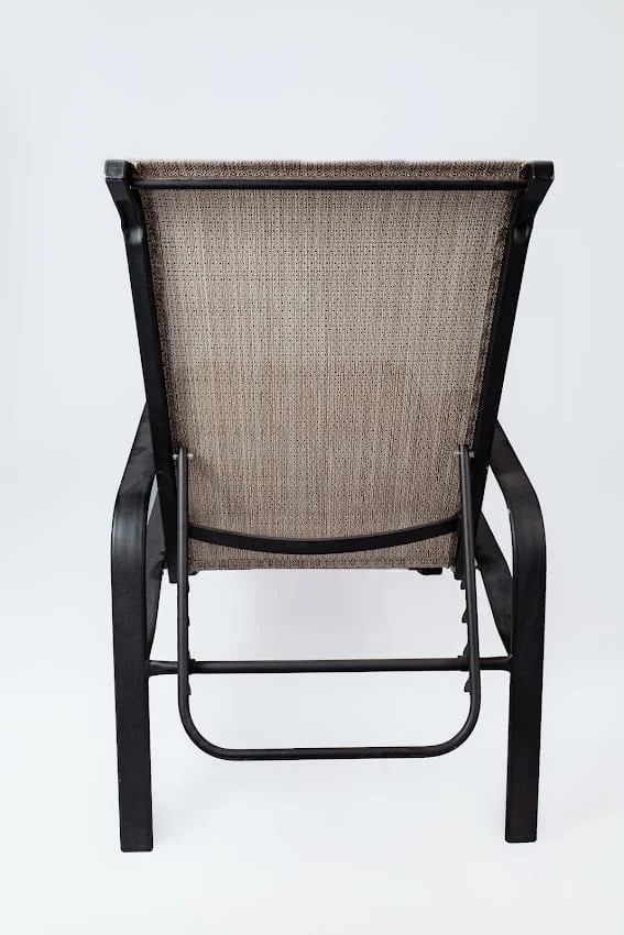 Mini Chaise Paris com pufe – Alumínio e Tela Sling | HG Decor Exclusive & Móveis Home Garden | Atibaia - SP