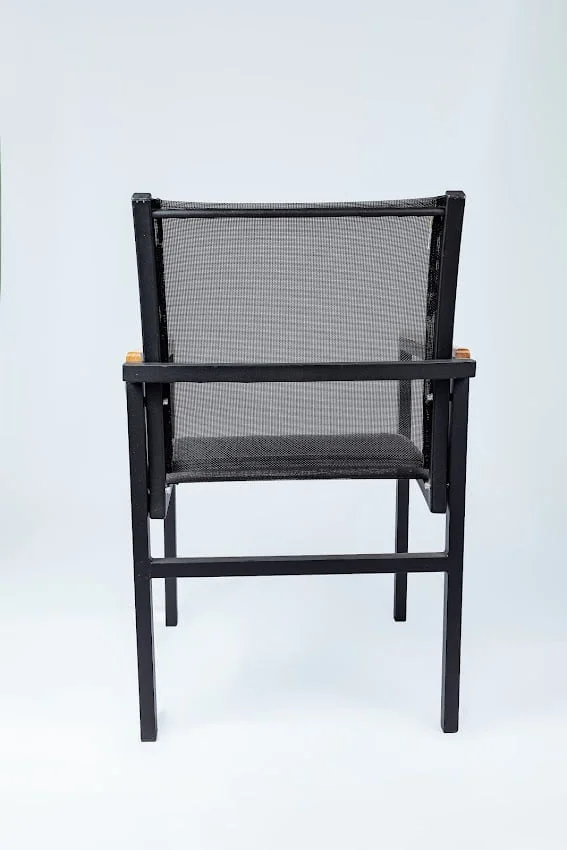 Cadeira Arezzo com apoio de braço – Alumínio e Tela Sling | HG Decor Exclusive & Móveis Home Garden | Atibaia - SP